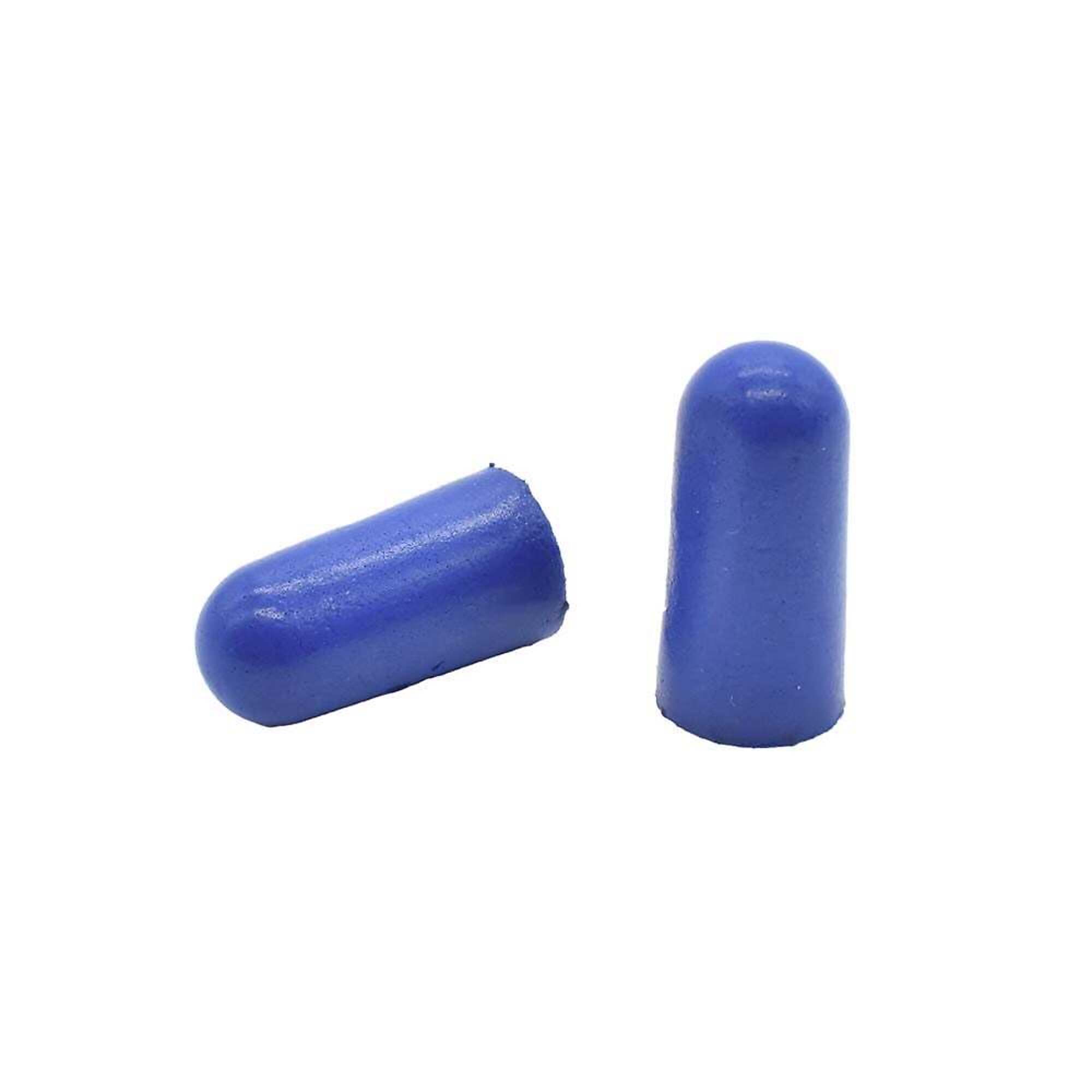 Interstate Safety 40204 Ultra-Soft Foam Earplugs, Box of 200 Pair - 32dB Highest NRR - Blue Color